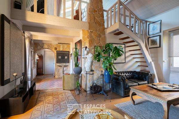 Cadre de vie insolite pour cet appartement en centre ville