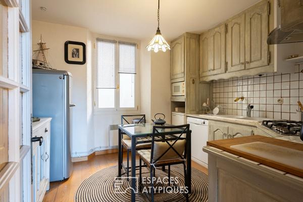 Cadre de vie insolite pour cet appartement en centre ville