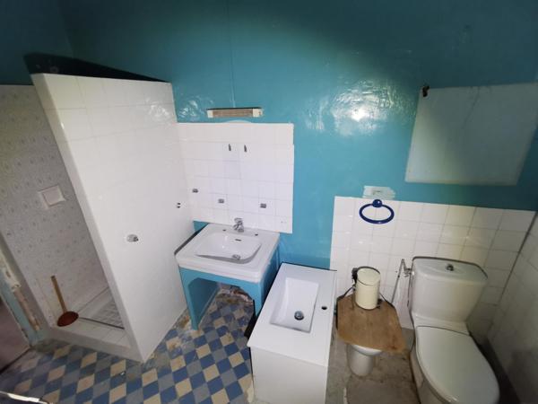 Maison de ville avec jardin .