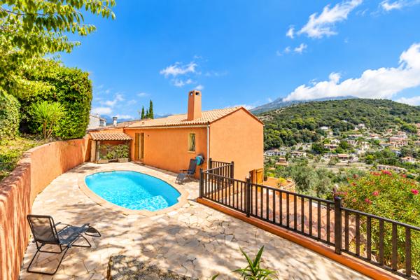 LA TURBIE – VILLA AVEC PISCINE & VUE IMPRENABLE