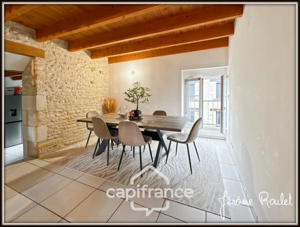 Appartement loué à vendre 4 pièces 2 chambres NEUVILLE DE POITOU (86)