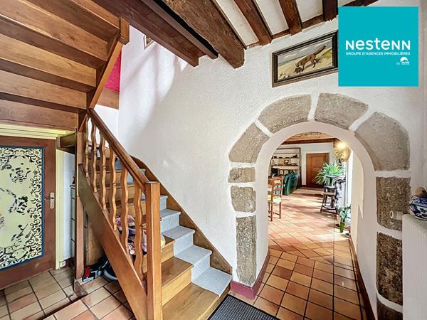 Maison 173 m² - Montbrison - terrain arboré 1830 m² environ - tommettes - poutres à la française