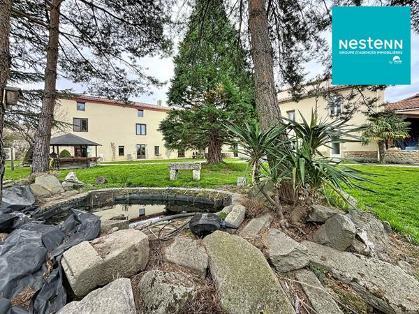 Maison 173 m² - Montbrison - terrain arboré 1830 m² environ - tommettes - poutres à la française