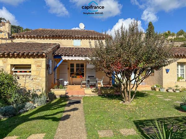 Maison à vendre 7 pièces PUY L'EVEQUE (46) Maison + maison d'amis + grange sur terrain de 953m2