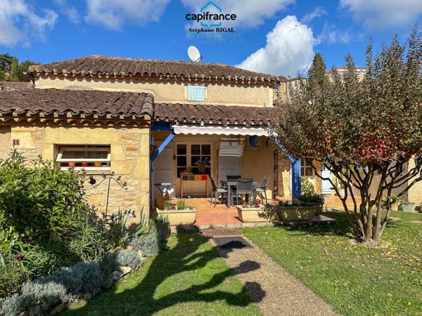 Maison à vendre 7 pièces PUY L'EVEQUE (46) Maison + maison d'amis + grange sur terrain de 953m2