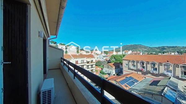 Appartement 3 pièces avec parking à Port-Vendres