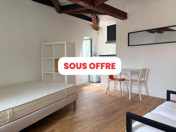 EXCLUSIVITÉ À VENDRE 37000 TOURS : STUDIO MEUBLÉ 21M2 IDÉAL INVESTISSEUR, QUARTIER PRÉBENDES