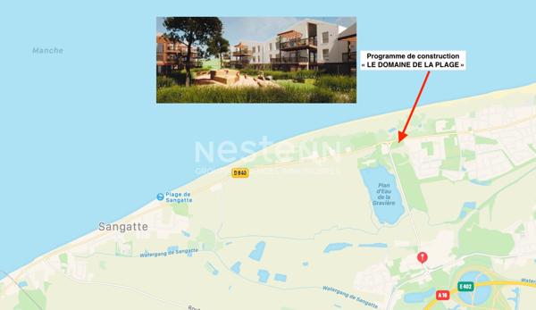 "Travaux démarrés" : Appartements neufs du studio au T5 à Blériot-Plage, à deux pas de la mer avec ascenseur PMR !