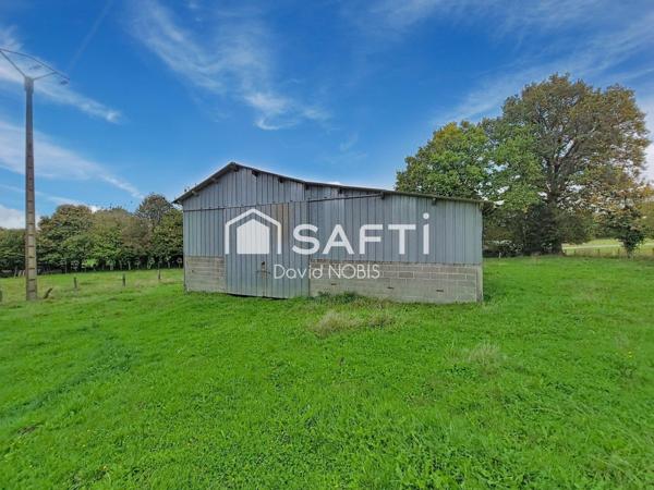 Maison avec terrain et grange