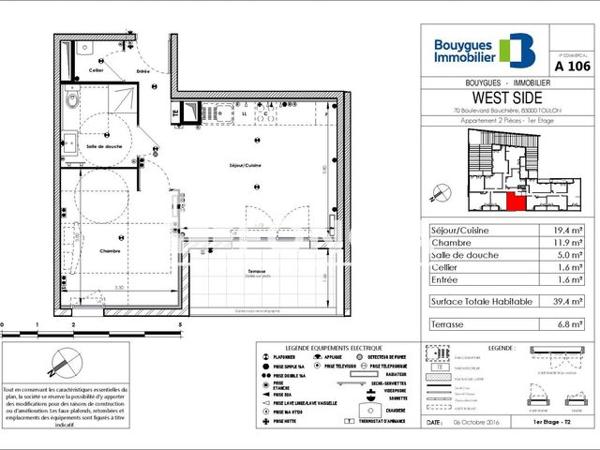 Location Appartement 2 pièces 39.5 m² - 70 BOULEVARD BAUCHIERE Toulon 83000