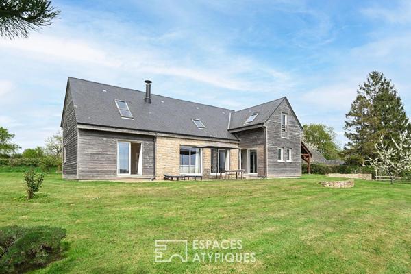 Maison d’architecte avec vue dégagée