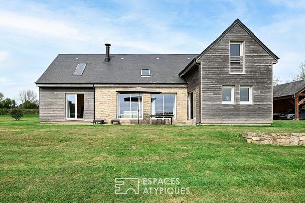 Maison d’architecte avec vue dégagée