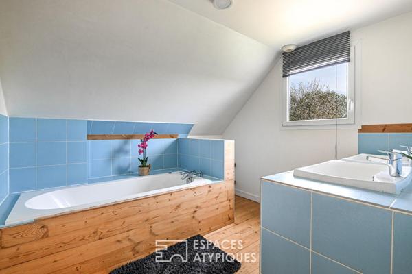 Maison d’architecte avec vue dégagée