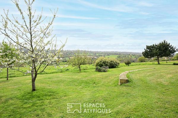 Maison d’architecte avec vue dégagée