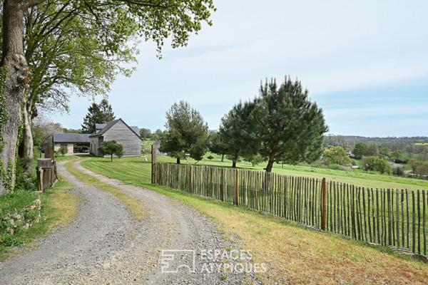 Maison d’architecte avec vue dégagée