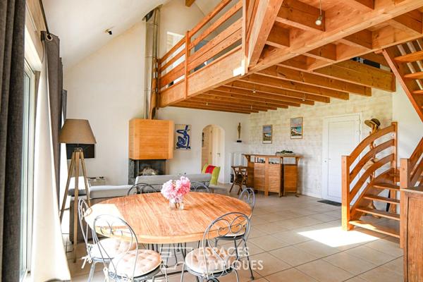 Maison d’architecte avec vue dégagée