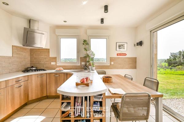 Maison d’architecte avec vue dégagée