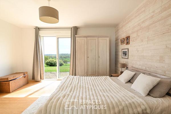 Maison d’architecte avec vue dégagée