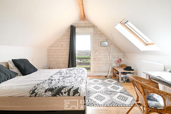 Maison d’architecte avec vue dégagée