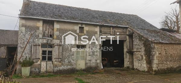 Corps de ferme maison + batiment + terrain 12330m2