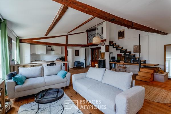Appartement type Loft avec rooftop au centre-ville