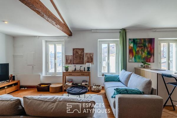 Appartement type Loft avec rooftop au centre-ville