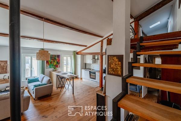Appartement type Loft avec rooftop au centre-ville