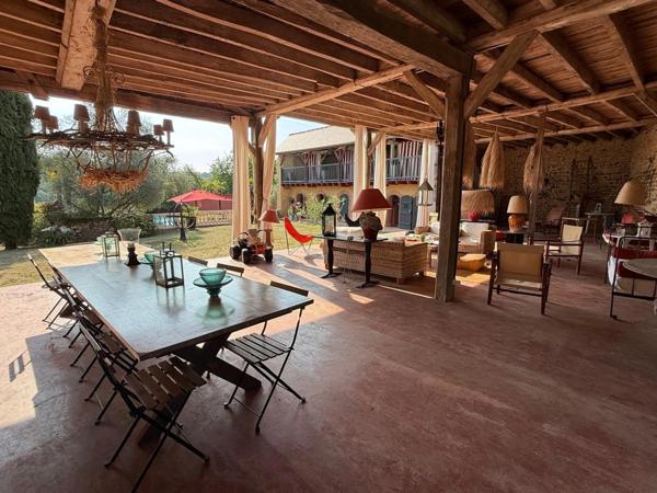 PLAISANCE DU GERS(32): élégante PROPRIETE DE CHARME et de CARACTERE XVIII-XIXs, 3,5hectares, près de Plaisance et Marciac, SANS TRAVAUX, sans vis à vis, au calme , VUE sur les coteaux, piscine
