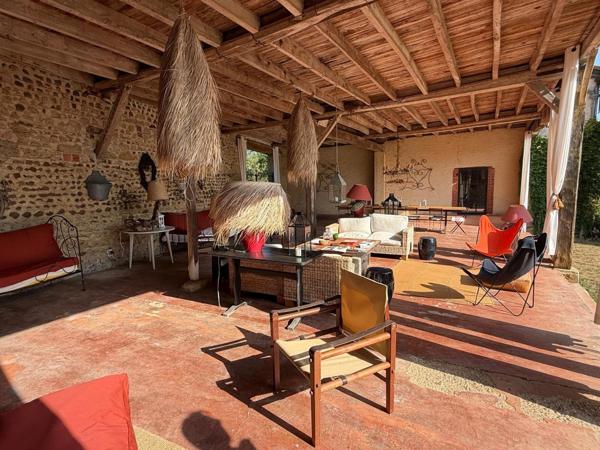 PLAISANCE DU GERS(32): élégante PROPRIETE DE CHARME et de CARACTERE XVIII-XIXs, 3,5hectares, près de Plaisance et Marciac, SANS TRAVAUX, sans vis à vis, au calme , VUE sur les coteaux, piscine