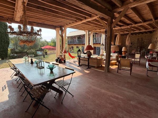 PLAISANCE DU GERS(32): élégante PROPRIETE DE CHARME et de CARACTERE XVIII-XIXs, 3,5hectares, près de Plaisance et Marciac, SANS TRAVAUX, sans vis à vis, au calme , VUE sur les coteaux, piscine