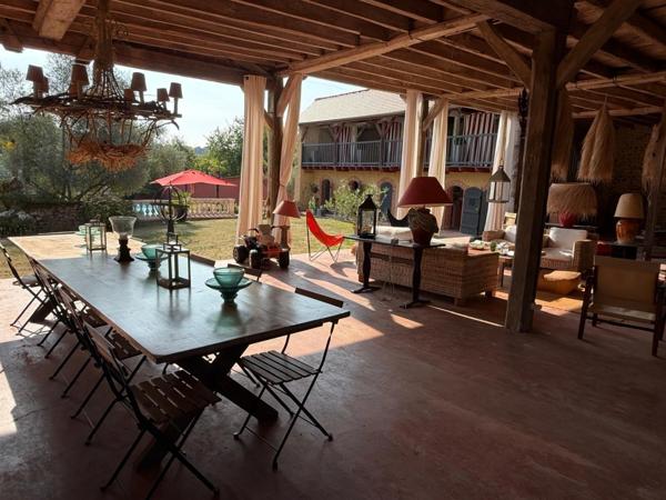 PLAISANCE DU GERS(32): élégante PROPRIETE DE CHARME et de CARACTERE XVIII-XIXs, 3,5hectares, près de Plaisance et Marciac, SANS TRAVAUX, sans vis à vis, au calme , VUE sur les coteaux, piscine