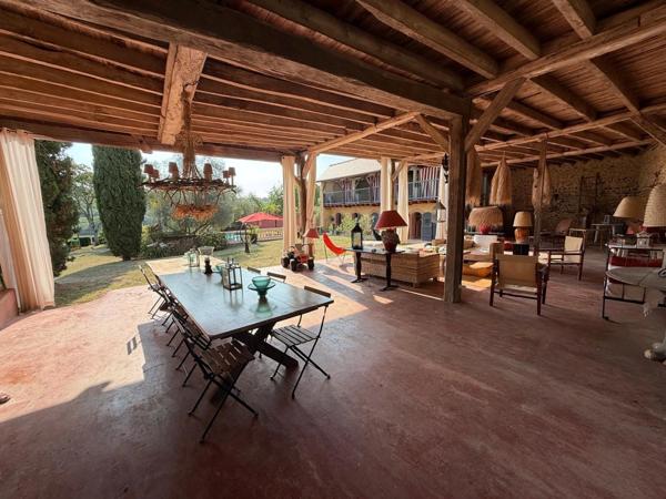 PLAISANCE DU GERS(32): élégante PROPRIETE DE CHARME et de CARACTERE XVIII-XIXs, 3,5hectares, près de Plaisance et Marciac, SANS TRAVAUX, sans vis à vis, au calme , VUE sur les coteaux, piscine