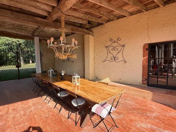 PLAISANCE DU GERS(32): élégante PROPRIETE DE CHARME et de CARACTERE XVIII-XIXs, 3,5hectares, près de Plaisance et Marciac, SANS TRAVAUX, sans vis à vis, au calme , VUE sur les coteaux, piscine