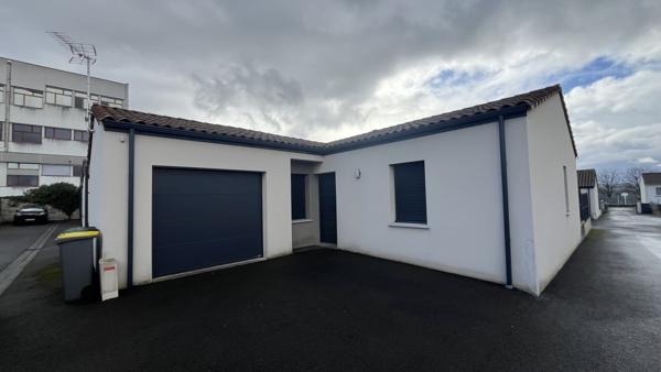 Maison 3 chambres, jardin et garage