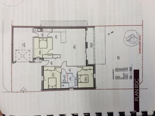 Maison 3 chambres, jardin et garage