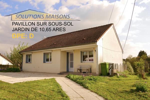 PAVILLON DE PLAIN PIED SUR SOUS SOL 149 900 €