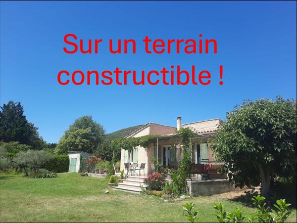 RARE A MANOSQUE - Maison de plain-pied avec terrain constructible !