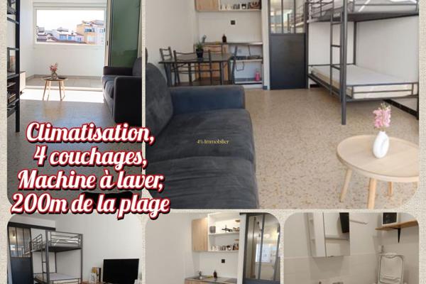 A VENDRE  EN EXCLUSIVITE BEAU STUDIO PROCHE DES PLAGES ET COMMERCES