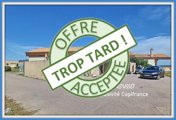 Appartement 32 m² à vendre Quartier naturiste de Leucate (11), avec cellier, cour et espace privées.