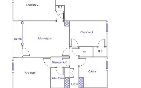 Appartement à vendre    4 pièces • 66,21 m2 Toulouse