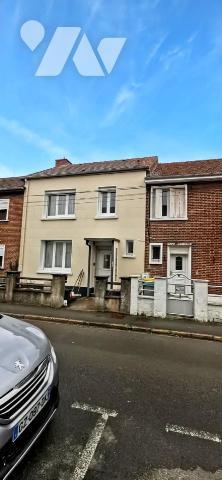 ACHICOURT - Belle Maison de Lotissement avec garage, grenier et jardin SH 91 m² en bon état général