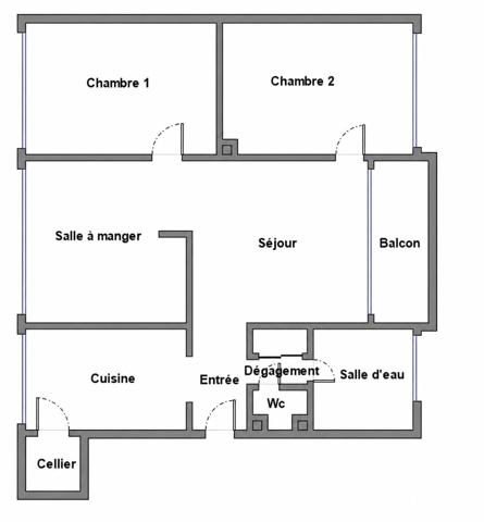 Appartement
         4 pièces
        - 64 m² Exclusivité 179 000 € *