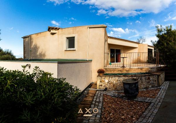 SAINTE - ANASTASIE - MAISON D'ARCHITECTE - T6 -  171 M2 - PISCINE  - JARDIN 2 616 M2 - GARAGE - POSSIBILITE CONSTRUCTION MAISON - 690 000