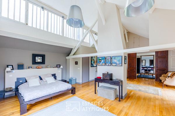 Propriété entièrement réhabilitée de 1780 à Andilly avec vue panoramique sur Paris