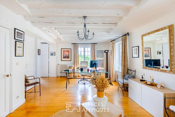 Propriété entièrement réhabilitée de 1780 à Andilly avec vue panoramique sur Paris