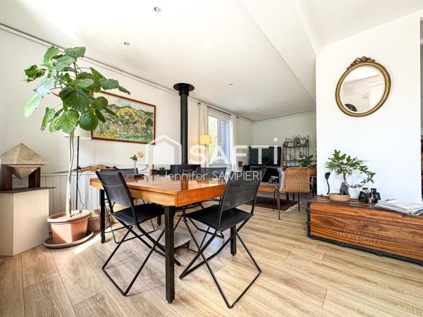 Maison T5, deux accès, jardin, vue Canigou, garage