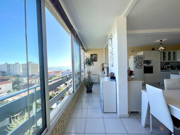 Appartement 85 m² dernier étage, vue mer : un bien rare à Canet