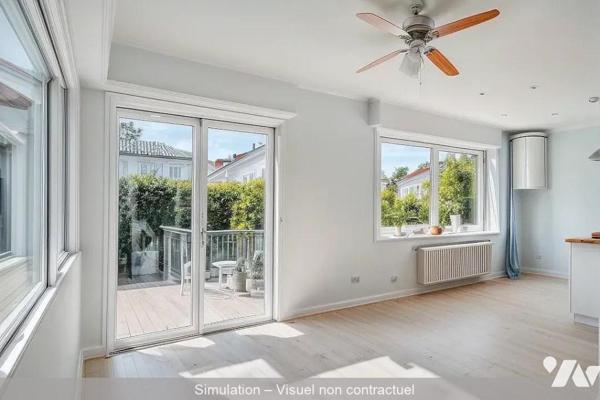 Pessac, proximité centre ville, gare et domaine universitaire, appartement sis au rez-de-chauss...