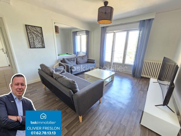 Magnifique Appartement de type T5 de 98m² à Nevers.
Situé dans un quartier calme et prisé,, proche de toutes les écoles et du réseau urbain, au troisème étage d'une résidence sécurisée sans ascenseur, vous tomberez littéralement sous le charme de ce magnifique appartement type F5 d'une surface habitable de 98m2 intégralement rénové
avec goût de manière très contemporaine.
Il propose une entrée dont le dégagement dessert deux premières chambres de 9m²..
Cette entrée dessert également une grande cuisine aménagée et équipée qui comprend une partie de cellier, ainsi qu'un grand salon séjour de 26m² dont la porte fenêtre donne sur un balcon bien exposé avec une belle vue sur le parc arboré de la copropriété.. Du salon séjour, un large dégagement dispose d'un grand placard  penderie, pour le côté pratique Ce dégagement dessert un wc indépendant, une salle d'eau rénovée, puis  ainsi que 2 chambres (10, 12m²) dont une dispose d'un vrai espace dressing. 
Pour agrémenter le tout, l'appartement dispose d'un joli balcon exposé au sud est sans vis-à-vis pour profiter de chaque rayon de soleil.
Cet appartement dispose de revêtements de sol de type carrelage (salle d'eau) et linoléum sur le reste des pièces.
Il dispose d'un chauffage urbain compris dans les charges de copropriété .
Il possède également une cave individuelle

Les plus de cet appartement :
Son aménagement avec goût, il n'y a plus qu'à poser ses valises 
Le quartier proche de toutes commodités et des écoles lycées et collège de Nevers,.
Aucun travaux à prévoir, chauffage compris dans les charges de copropriété, environnement très calme , nombreux rangements, résidence sécurisée, interphone.

Photos supplémentaires disponibles sur BSK IMMOBILIER > Nos conseillers > Olivier FRESLON.
Pour tout renseignement complémentaire ou pour une visite, contactez moi au 07.62.78.13.13

Idéal pour un premier investissement, ou pour du locatif en colocation, cet appartement est une opportunité très rare à saisir dès maintenant!