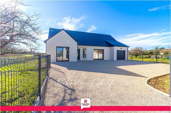 CONTRES- belle maison de plain-pied avec 3 chambres-cellier-garage